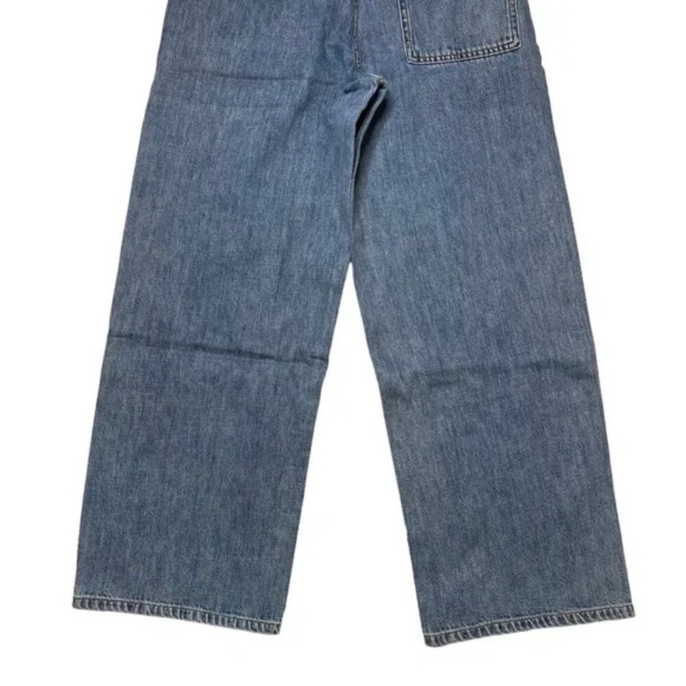 Free People x Sandrine Rose High Rise Wide Leg Distressed Jeans Sz 26 - Picture 4 of 8